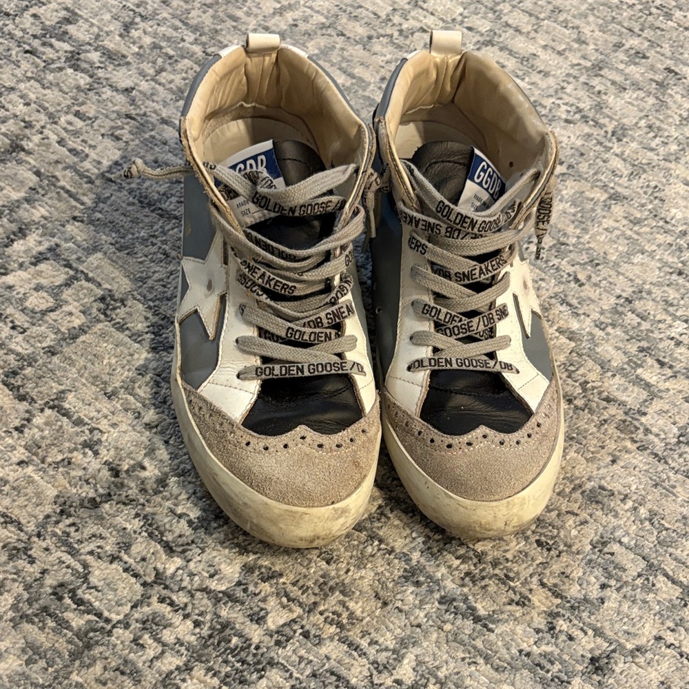 Golden Goose Women's Sneakers - Black, White, and Tan